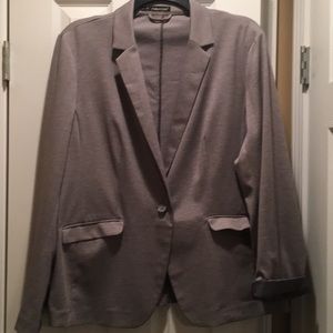 Gray blazer